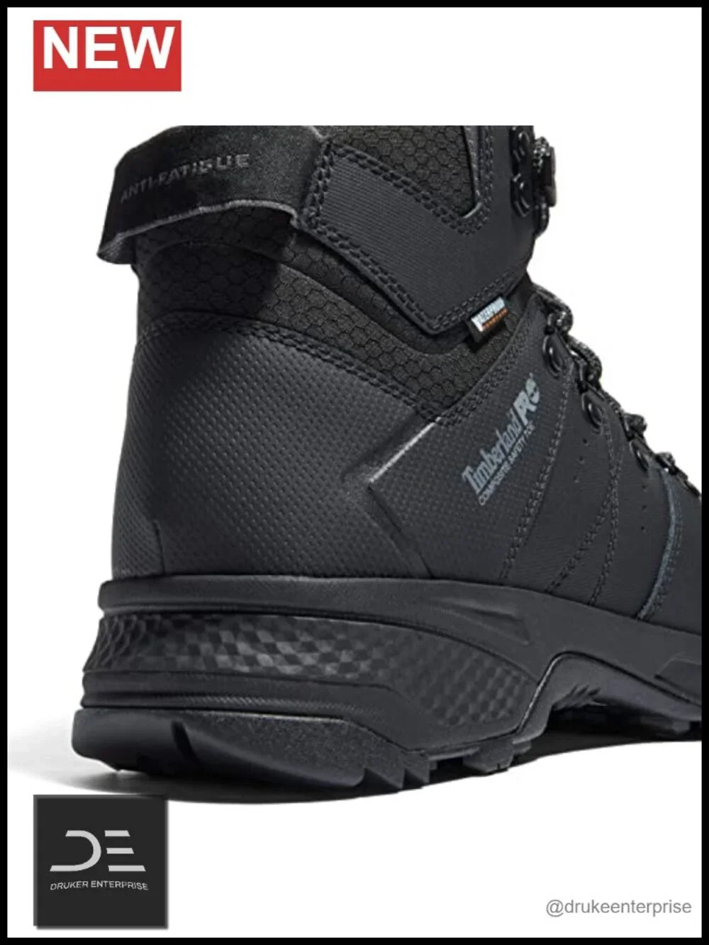 Composite Toe Waterproof Work Boots Anti-Fatigue Puncture Resistant Leather